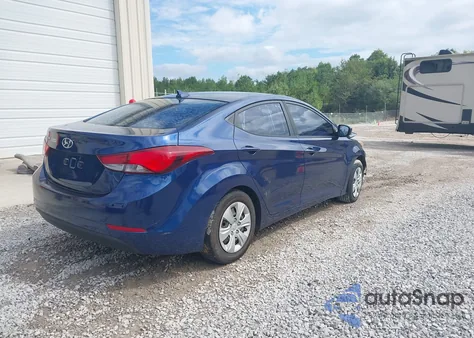 2016 Hyundai Elantra Se from USA, damaged, VIN 5NPDH4AEXGH737179